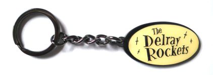 Enamel keyring 1&frac34;" x 1"